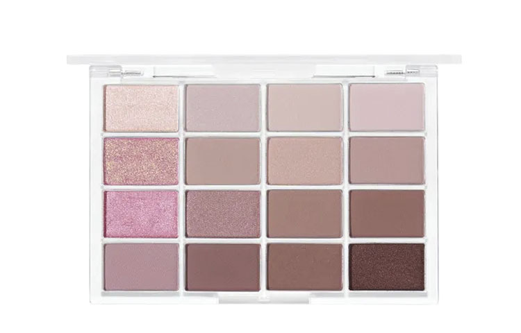 Палетка теней для век WAKEMAKE Soft Blurring Eye Palette, #16, 14 г — фото 4