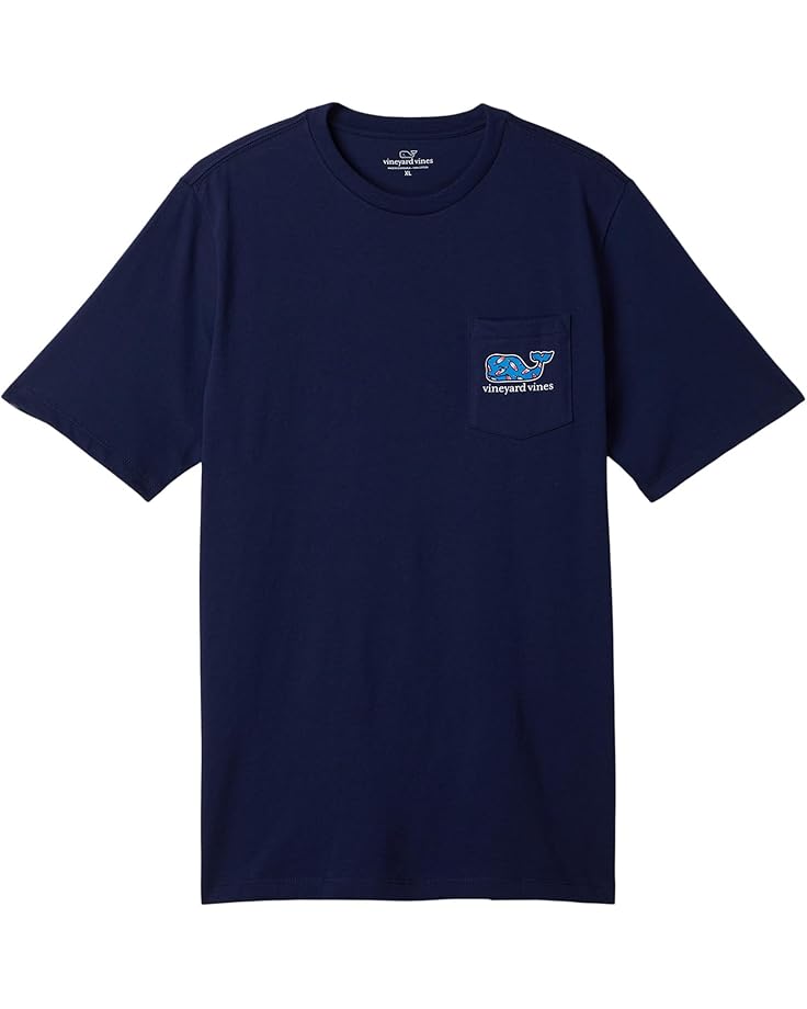 

Футболка Vineyard Vines Kids Bomb Pop Short Sleeve Tee, цвет Nautical Navy