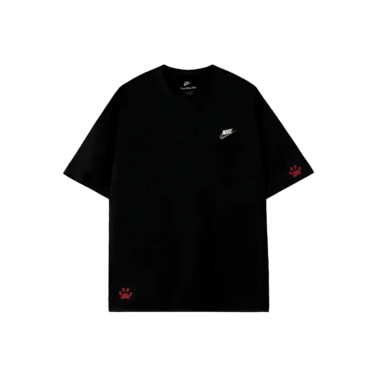 Футболка Nike Sportswear Club с принтом, черная