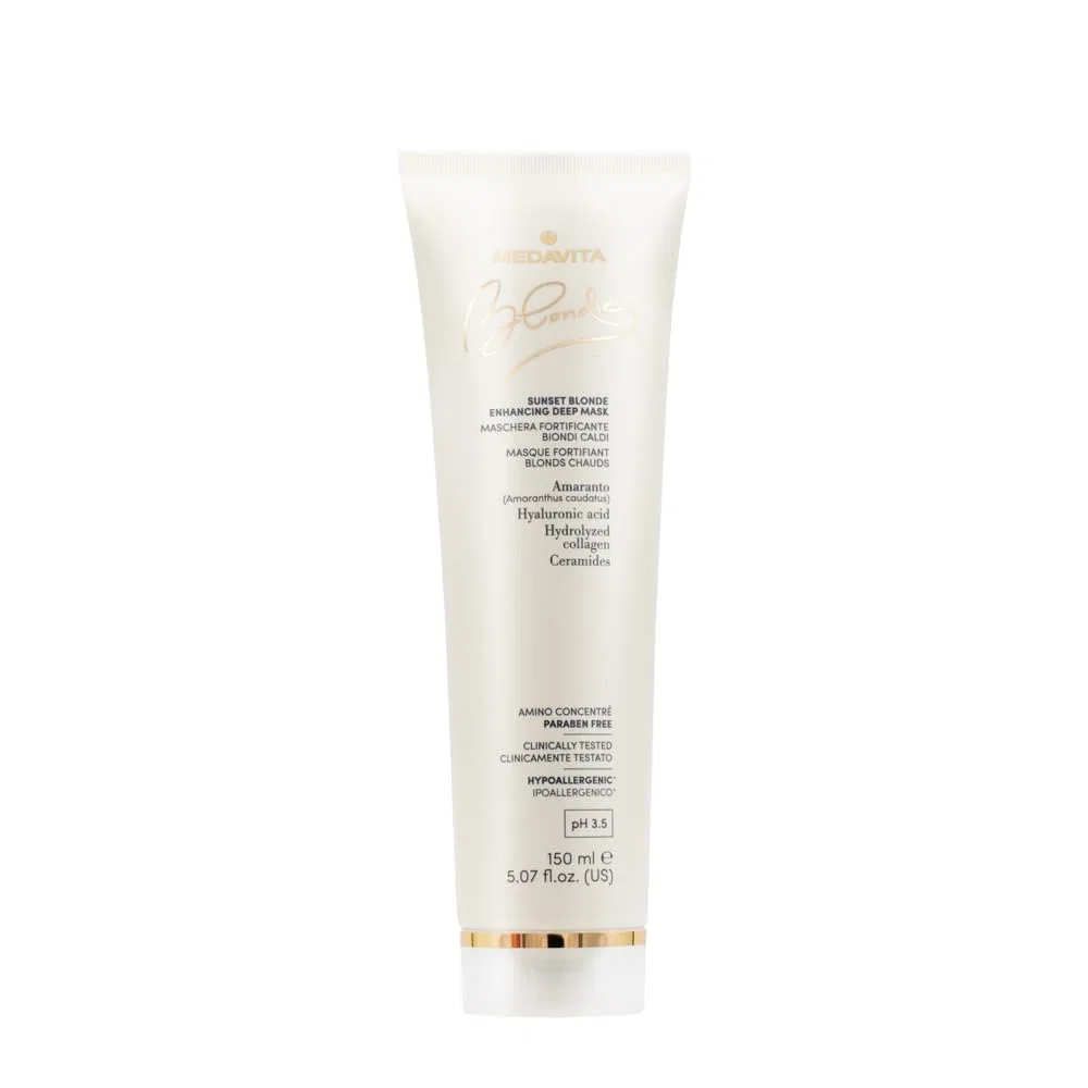 Маска для волос Medavita Sunset Blonde enhancing deep mask Medavita