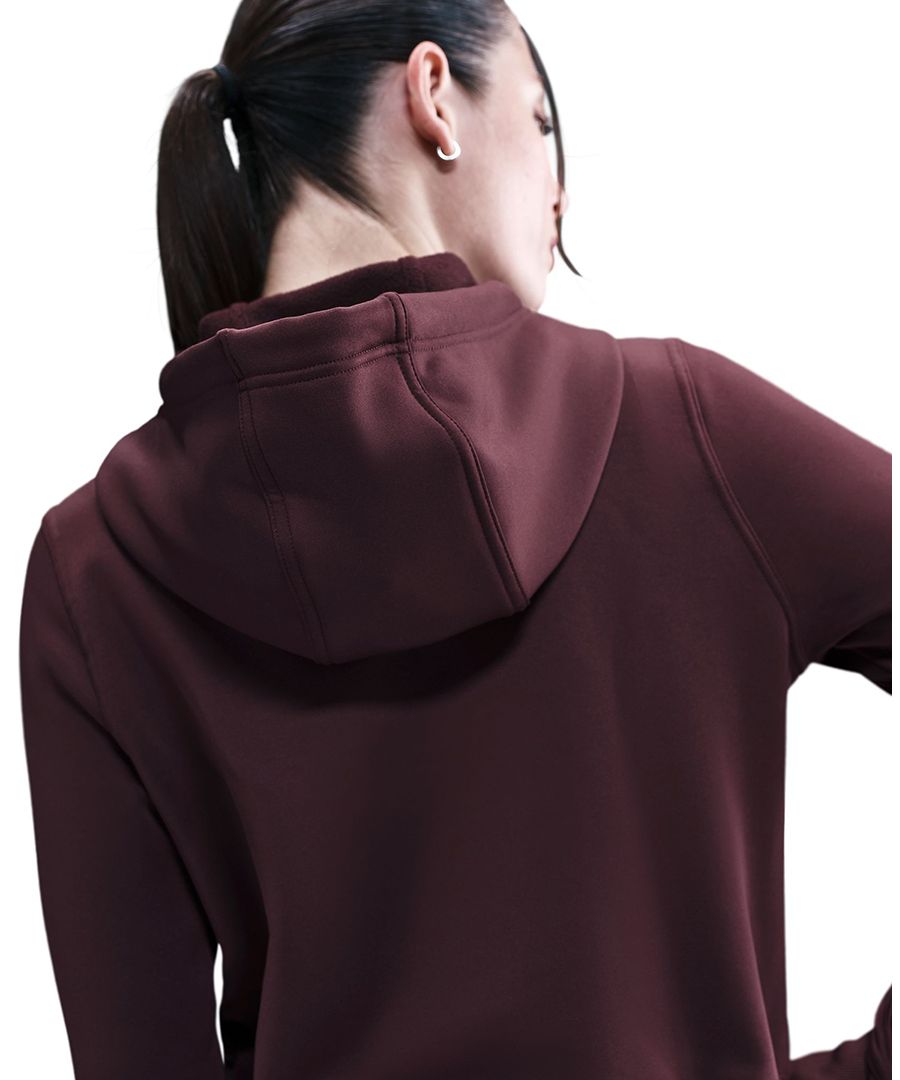Женская толстовка Therma-FIT Nike, Burgundy Crush — фото 4