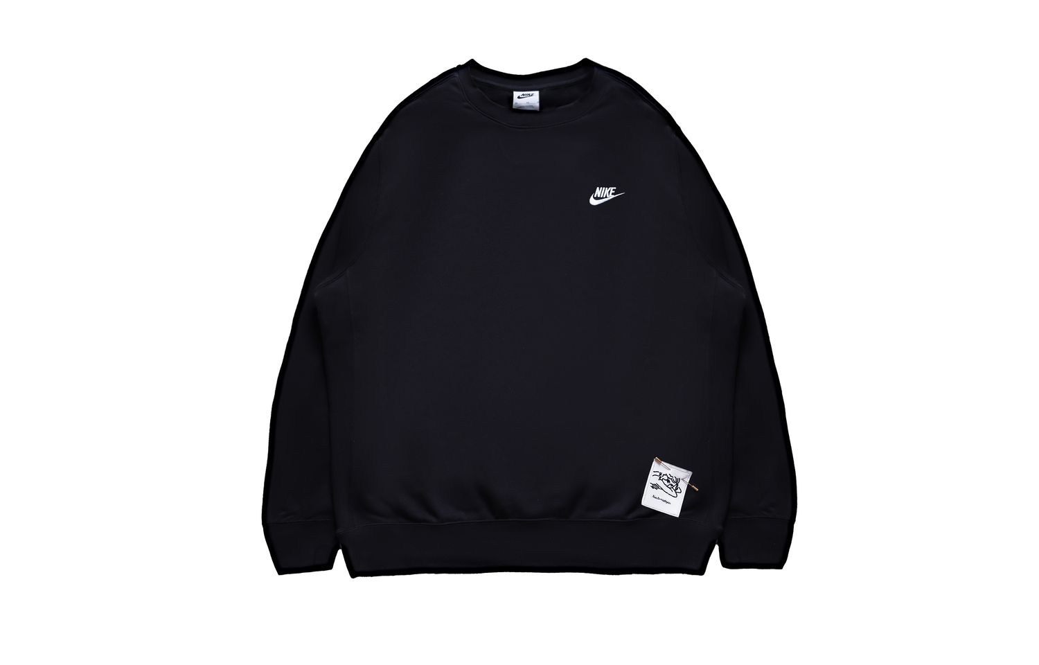 

Чёрная толстовка Nike мужская
