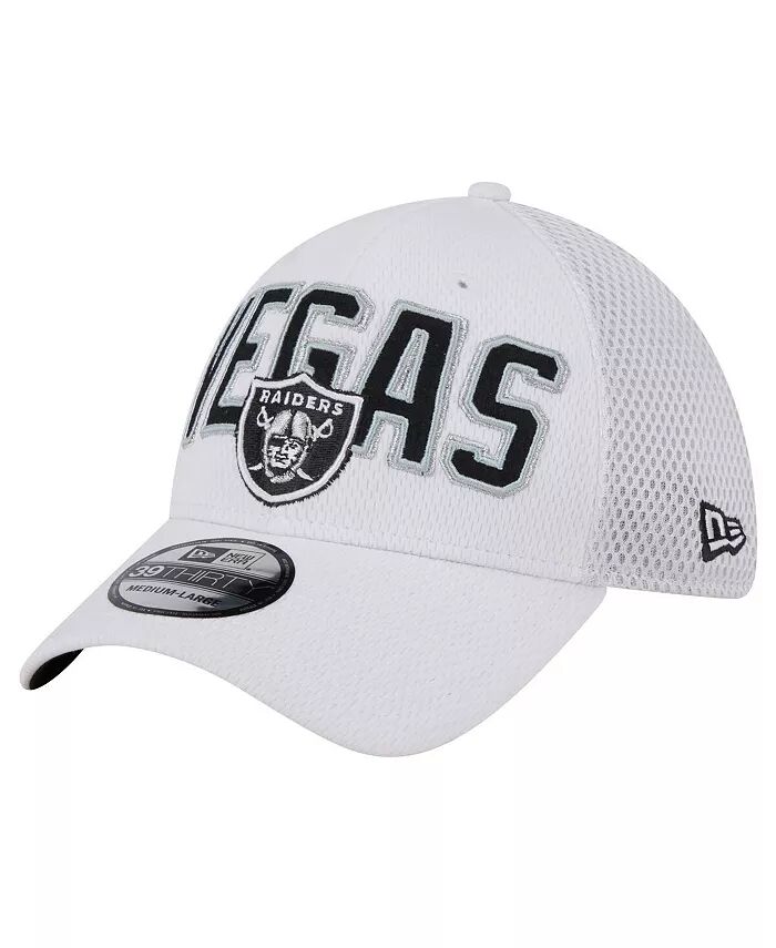 

Мужская белая кепка Las Vegas Raiders Breakers 39THIRTY Flex New Era