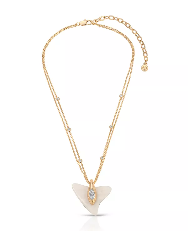 

Ожерелье с подвеской в виде глубоководной акулы Ettika, gold