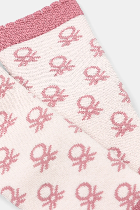 Детские носки United Colors Of Benetton, розовый — фото 2