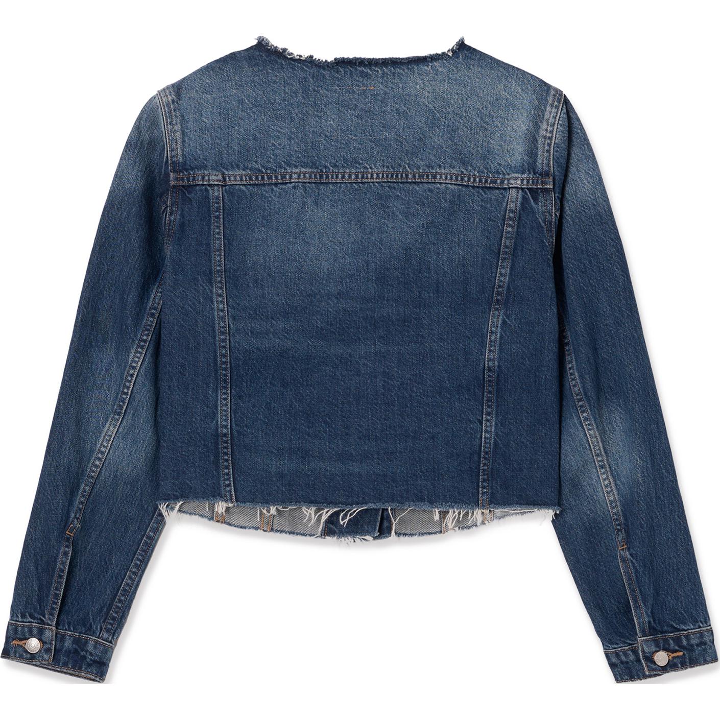 Levis Джинсовая куртка женская темно-синяя, Dark Blue — фото 3