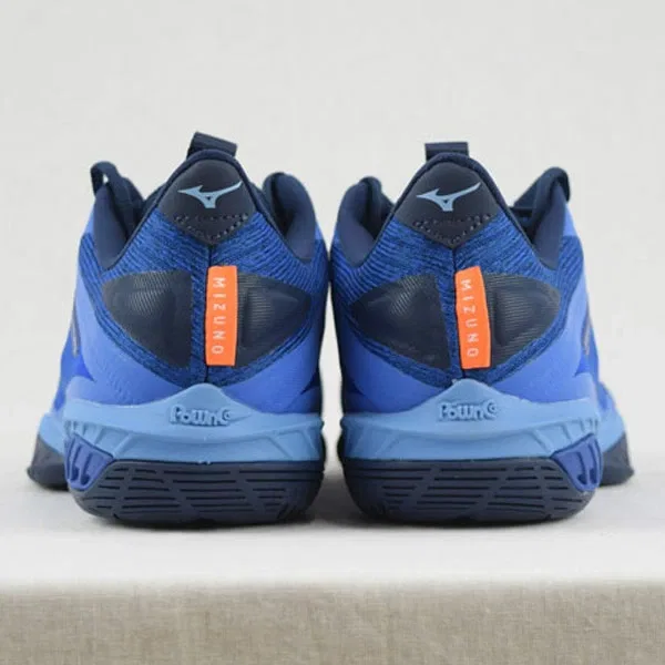 Унисекс кроссовки для бадминтона «Wave Claw NEO 2» от Mizuno, 06 Blue X White — фото 4