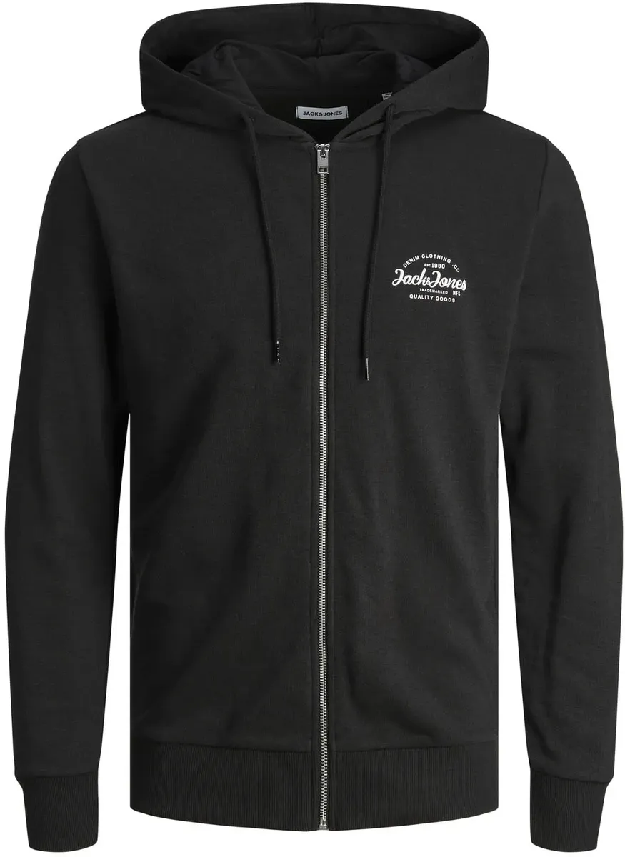 

Толстовка Jack & Jones PlusSize "JJFOREST SWEAT ZIP HOOD PLS", черный