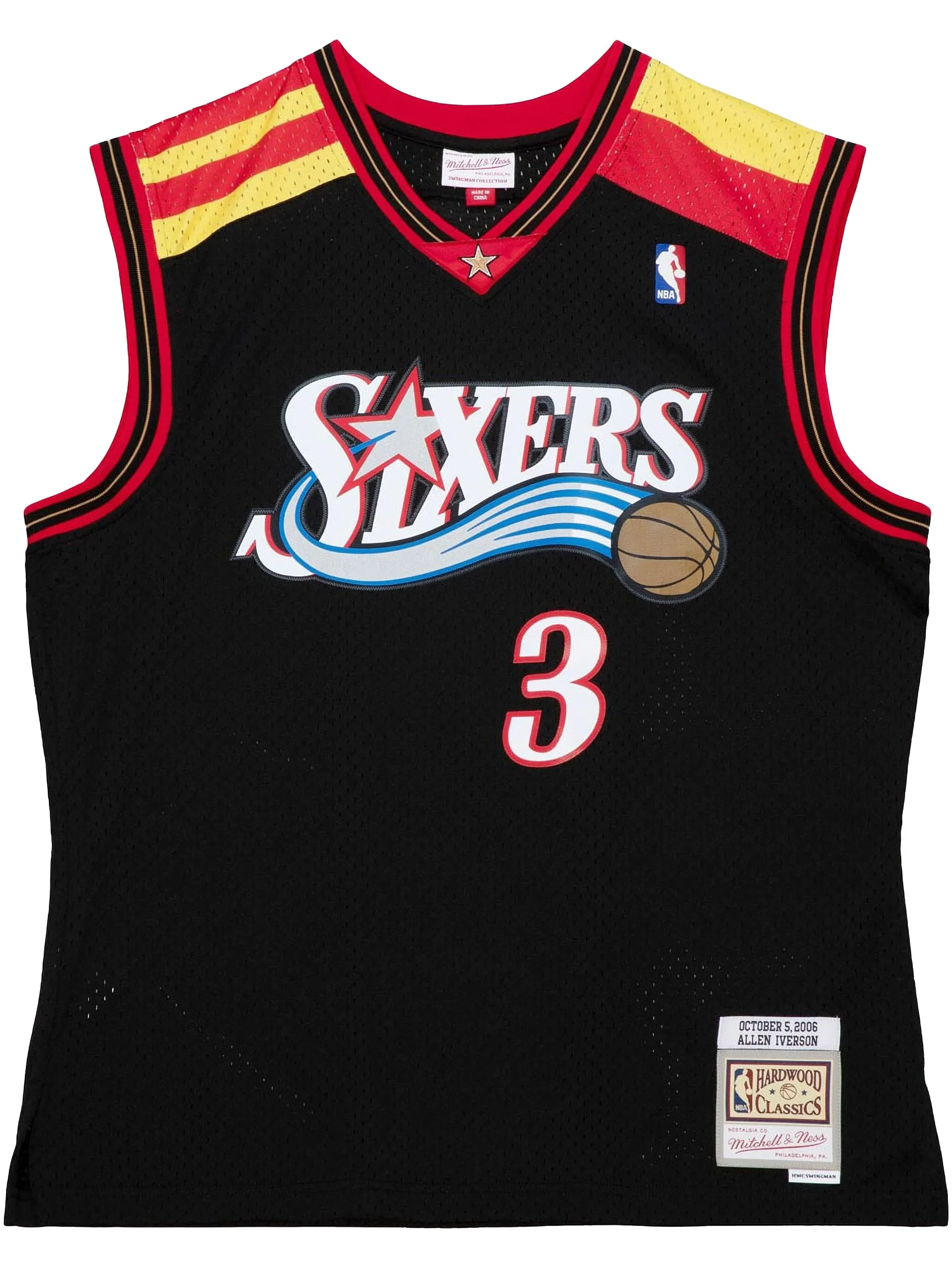 

Топ Authentic NBA Philadelphia 76ers 2006-07 Allen Iverson Mitchell & Ness, черный