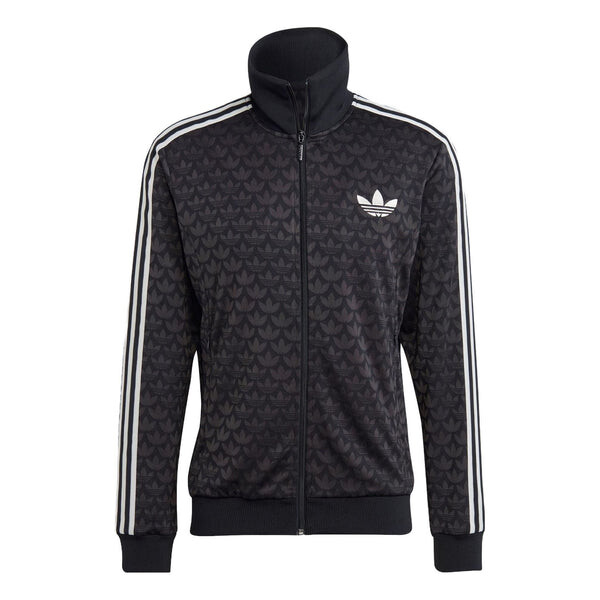 

Куртка adidas originals Adicolor 70s Monogram Track Top 'Black', черный
