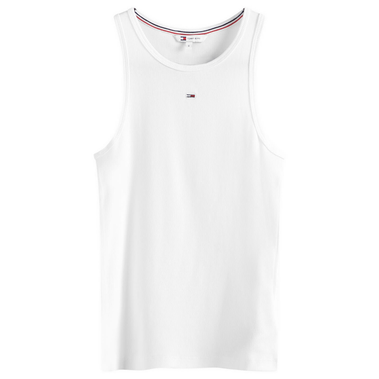 

Жилет Tommy Jeans Essential Rib Tank Top, белый