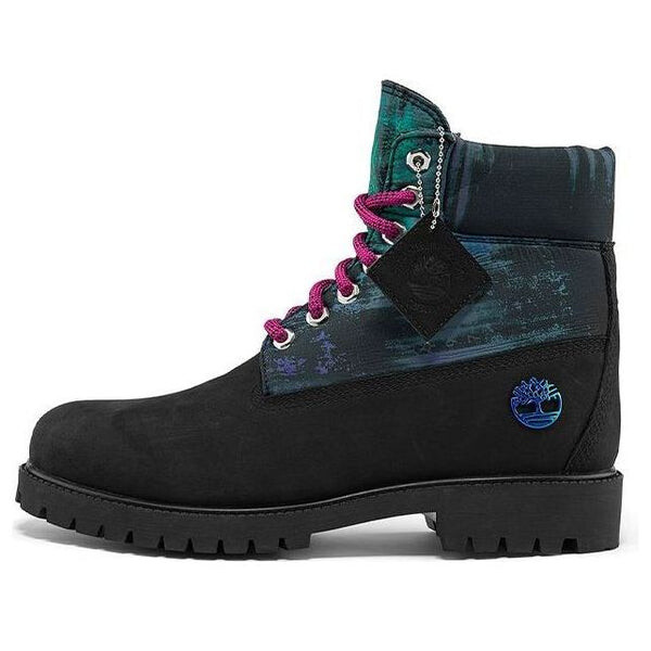 

Кроссовки heritage nl sky 6 inch waterproof boots 'black nubuck with print' Timberland, черный