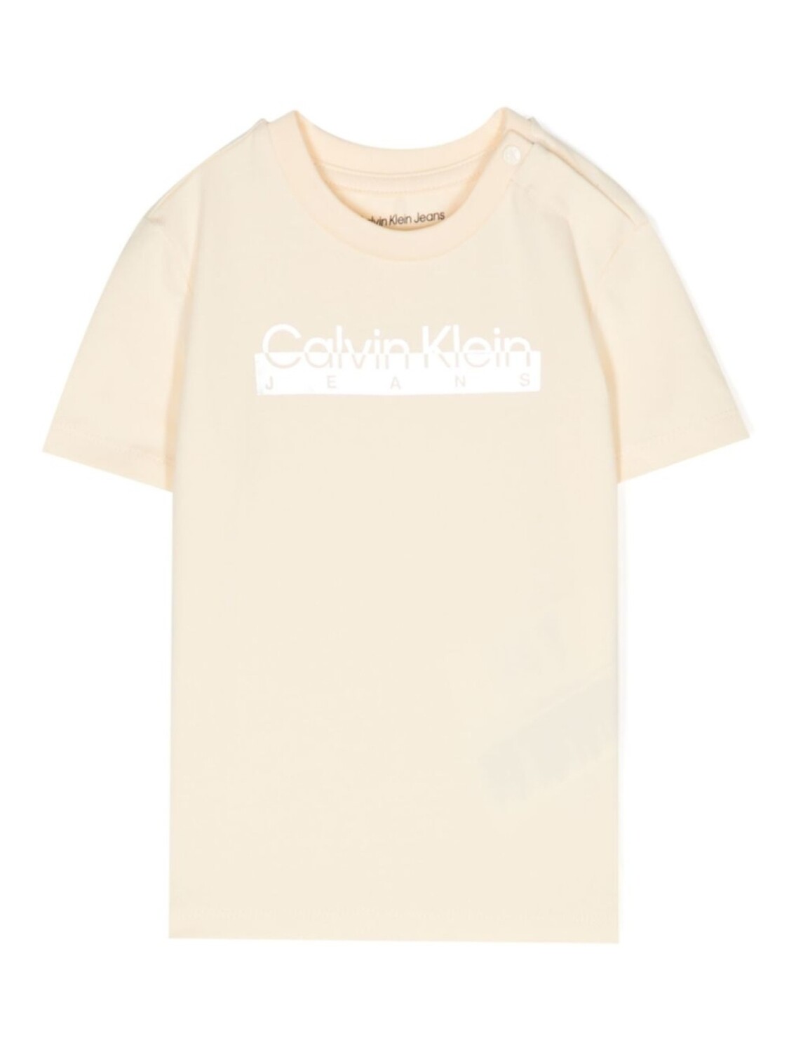 

Футболка с логотипом Calvin Klein Kids, желтый