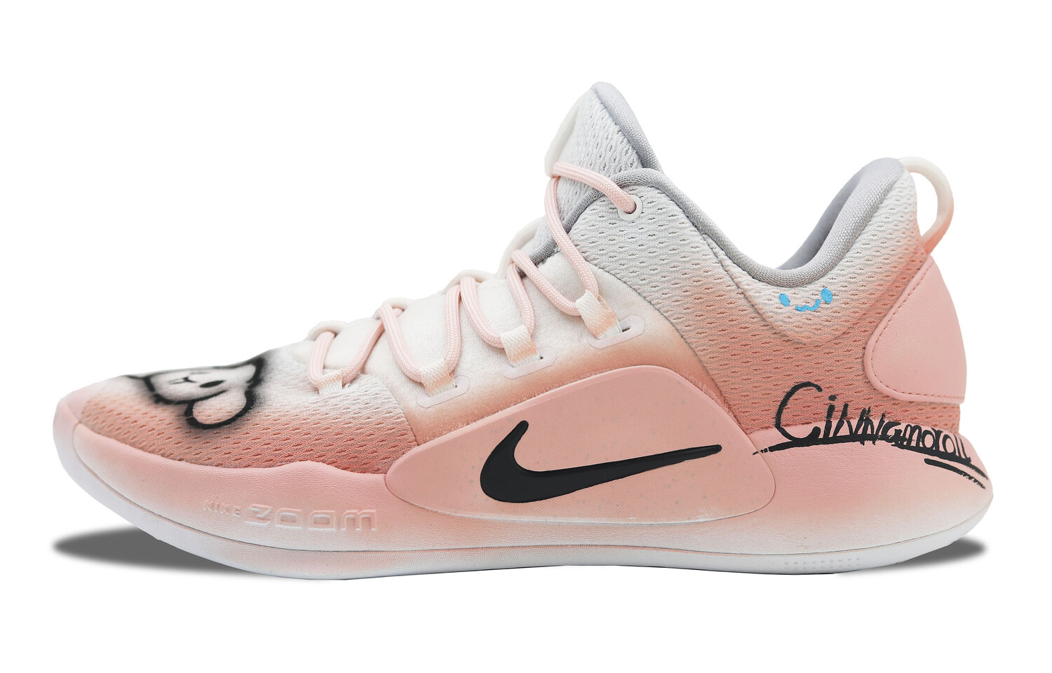 

Баскетбольные кроссовки Hyperdunk X Basketball Shoes Men Low-top White/pink Nike