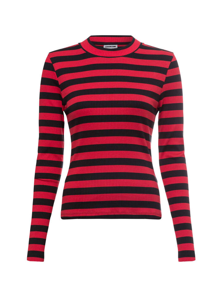 

Футболка Noisy may Langarmshirt NMelinor, цвет schwarz rot