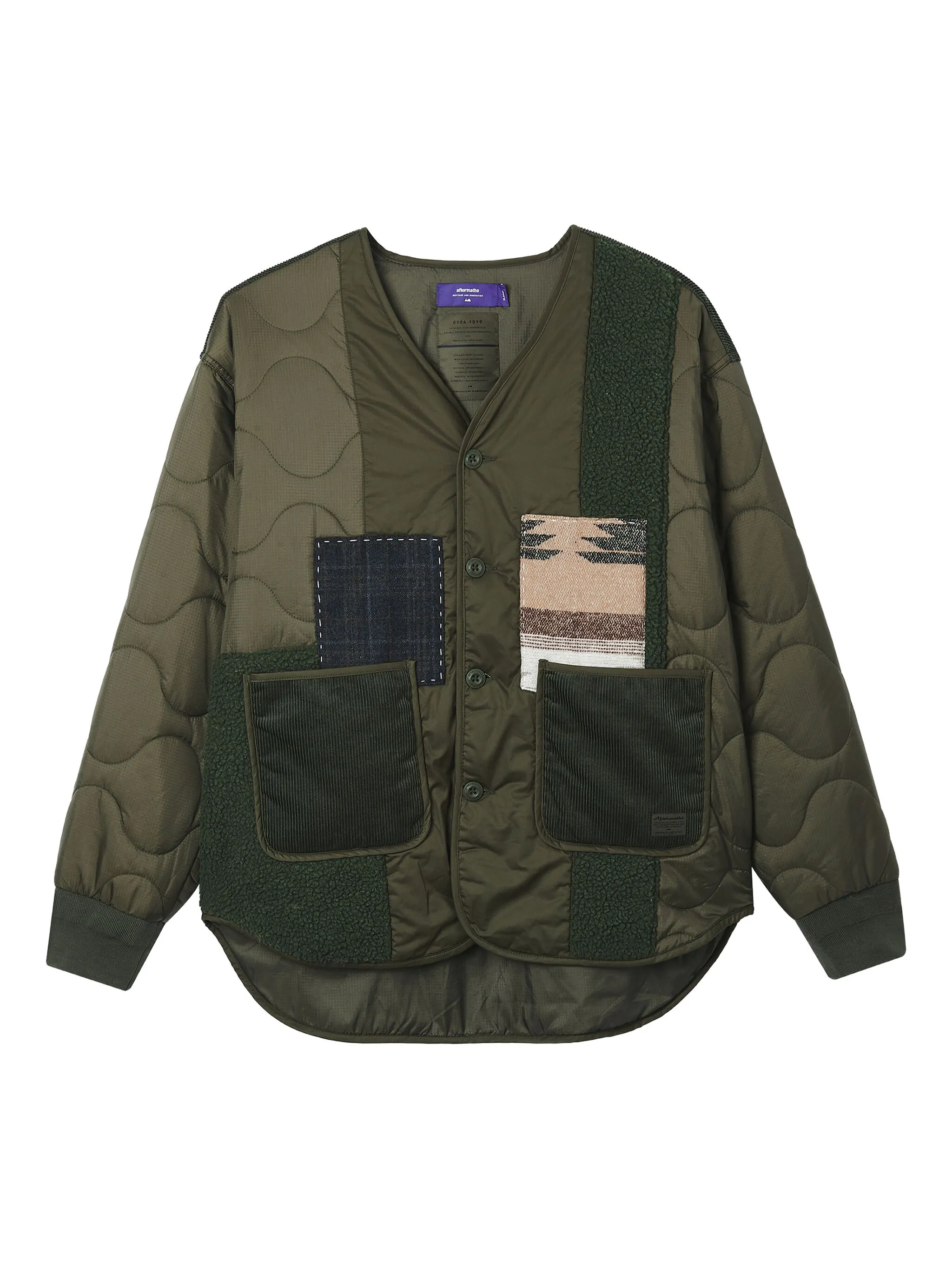 

Стеганый пуховик Aftermaths, зеленый