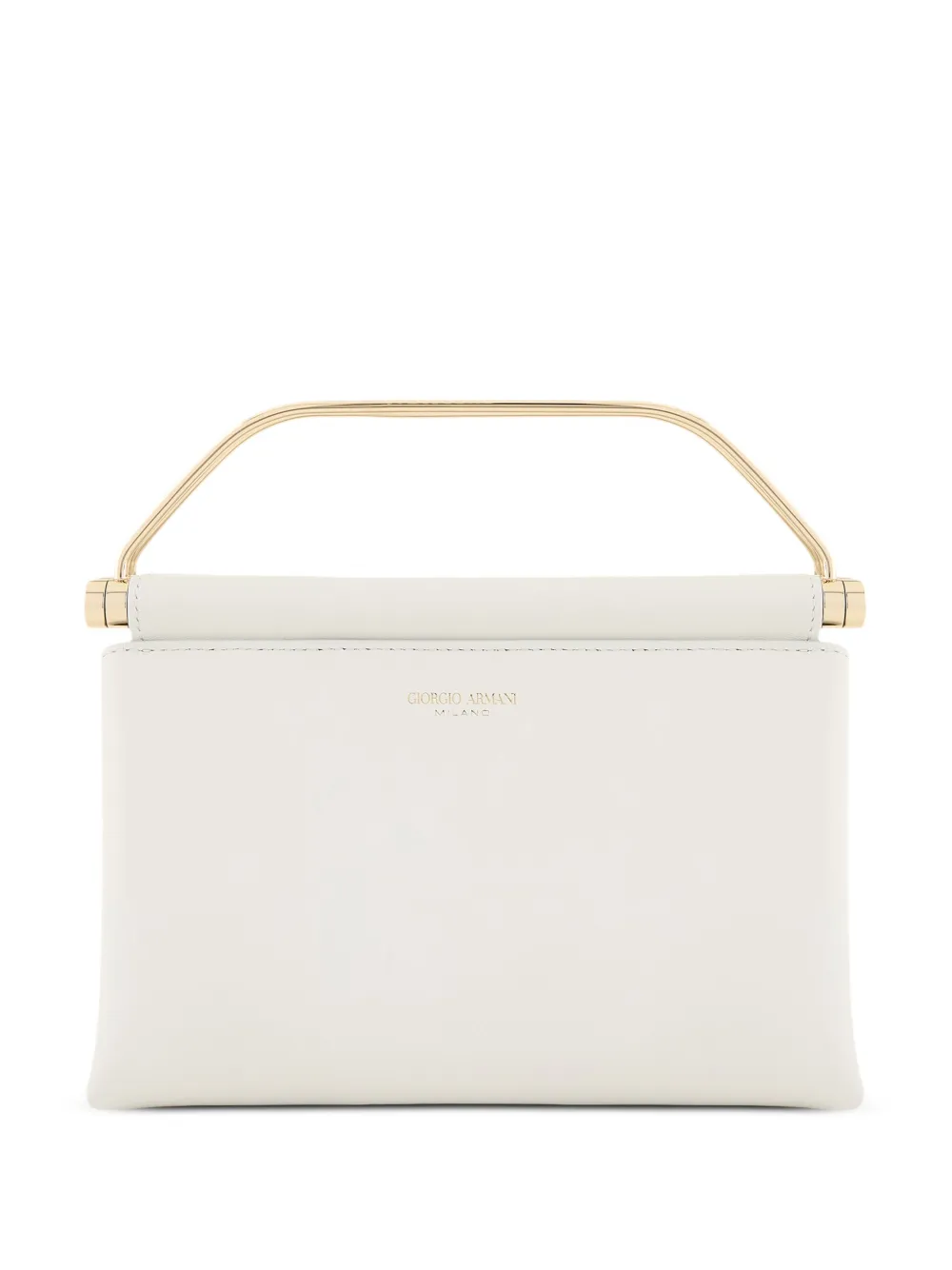 

Кожаная сумка-тоут GIORGIO ARMANI, белый