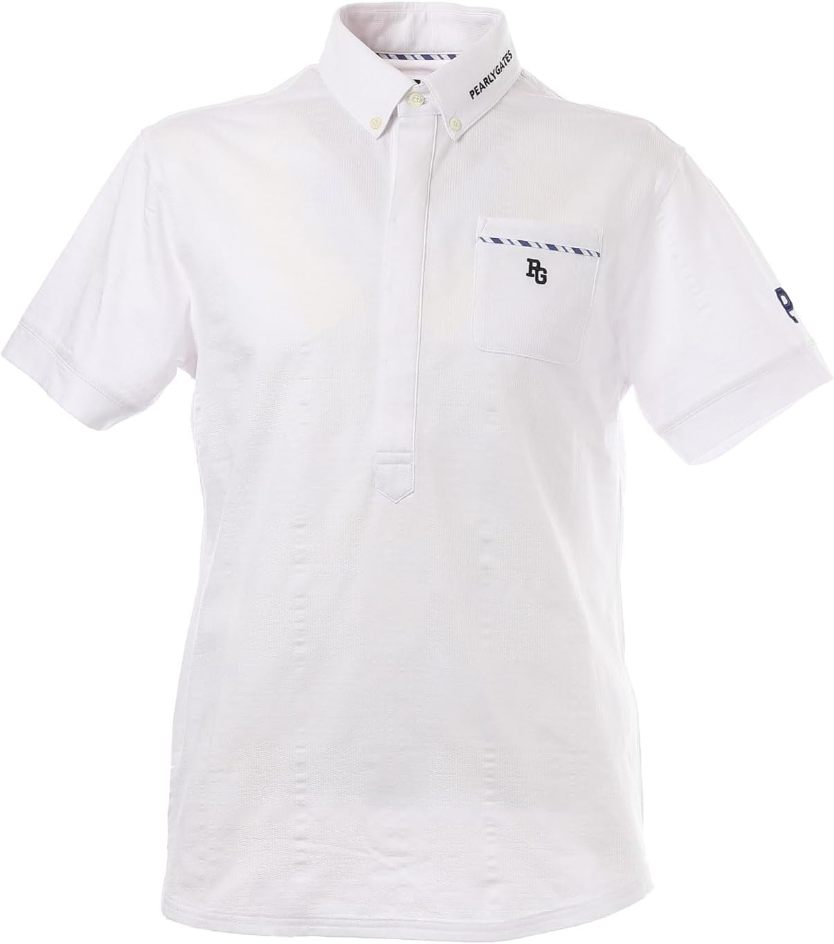 

Мужская рубашка-поло с коротким рукавом Parly Gates 053-5160205 (жаккардовая пряжа, окрашенная вручную) / для гольфа Pearly Gates, белый
