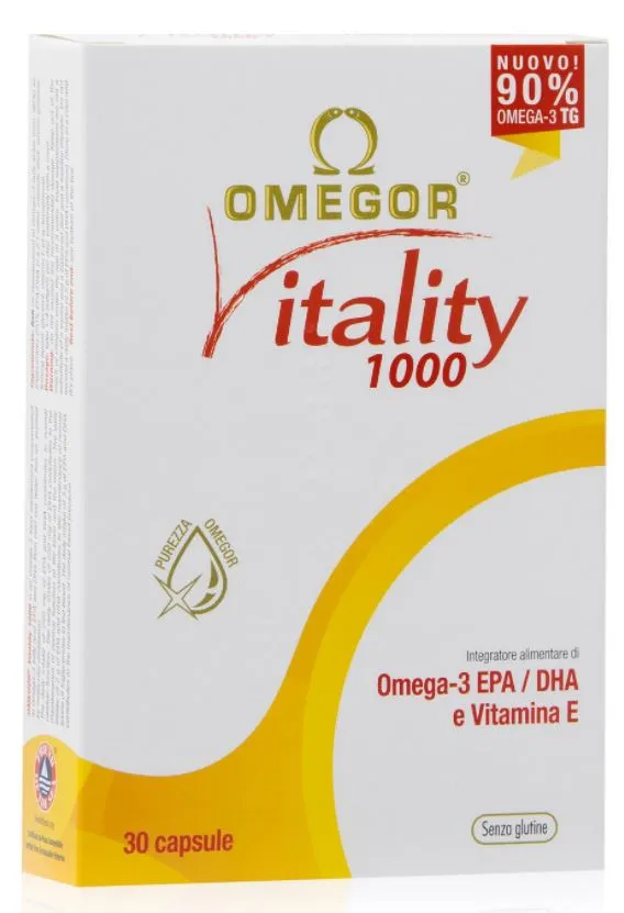 

Omegor Vitality 1000 Добавка Omega3 EPA DHA 30 мягких капсул