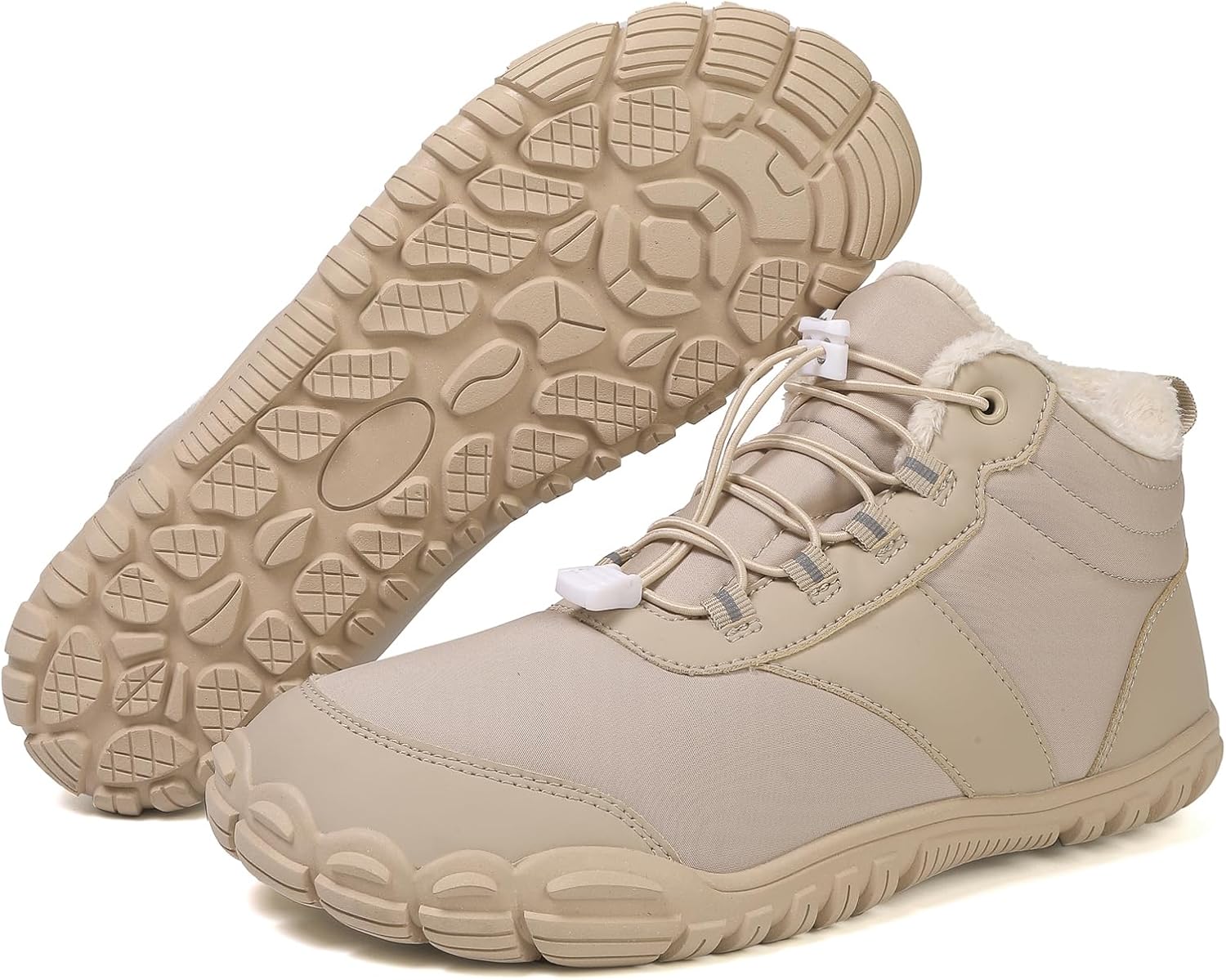 

Снежные ботинки для женщин и мужчин 2025, зимняя обувь Peakfootwear, обувь-босоножки с меховой подкладкой Lghlmcl, бежевый