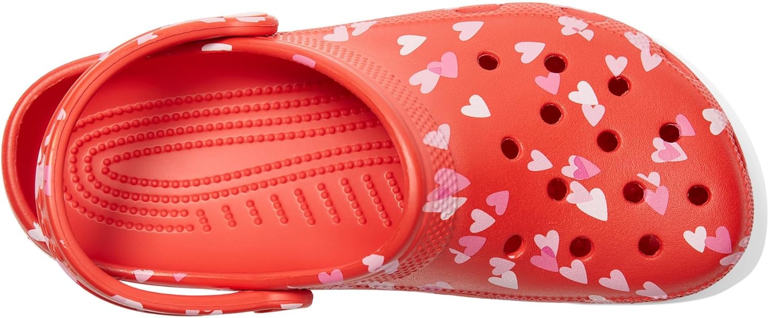 Унисекс сабо Crocs Classic с графическим принтом, красный — фото 2