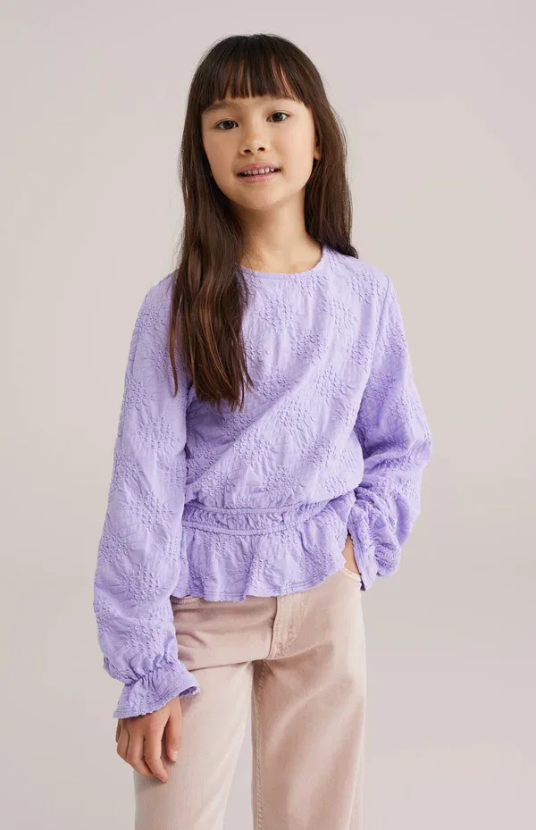 Блуза We Fashion, сиреневая — фото 2