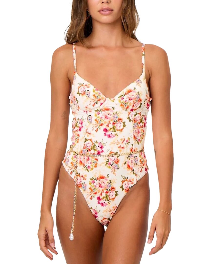 

Купальник на косточках La Porte Suzy, розовый мультиколор