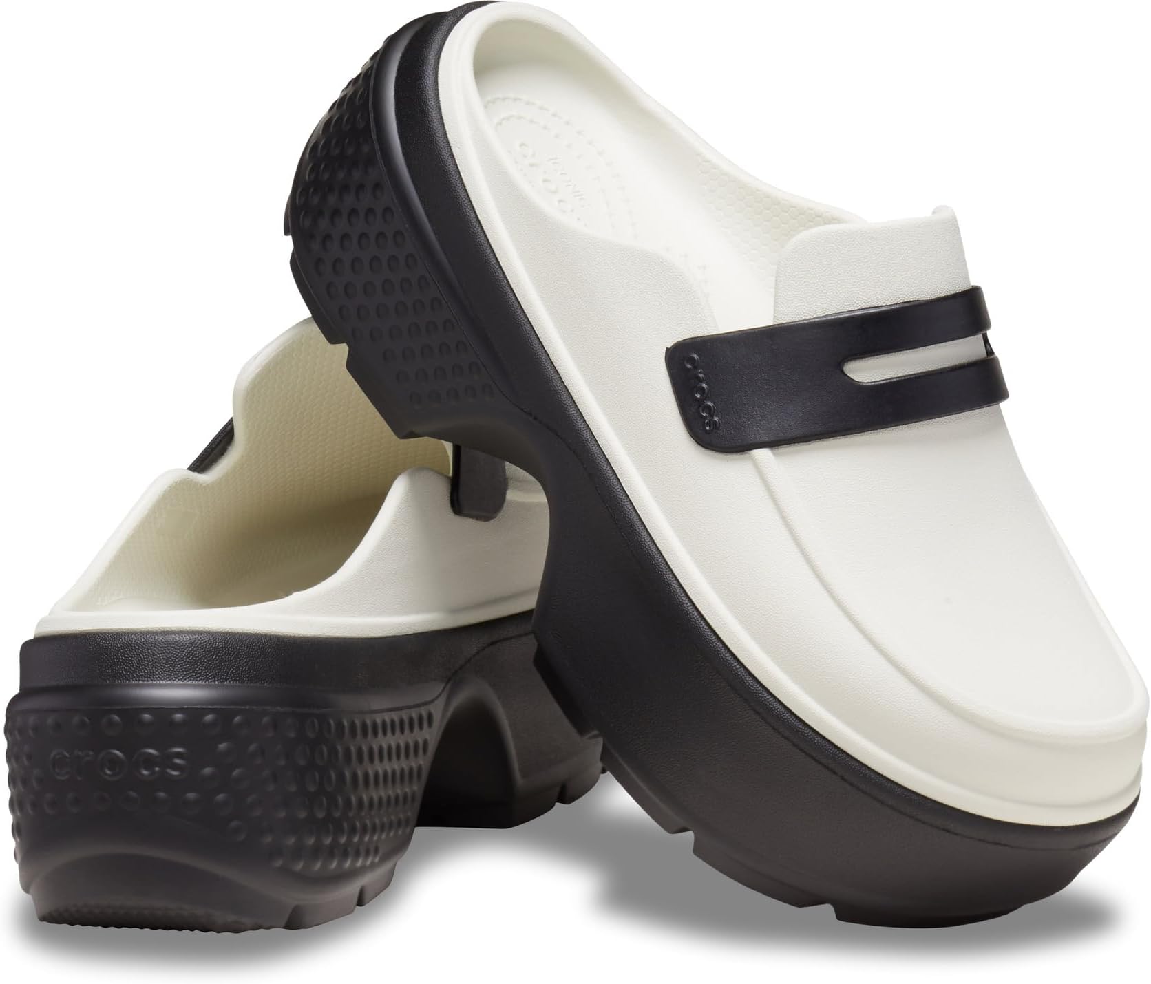 Лоферы Crocs Stomp Loafers, цвет Linen Black