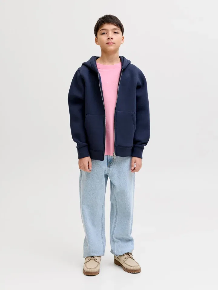 Футболка с принтом JACK & JONES Junior, розовый — фото 2