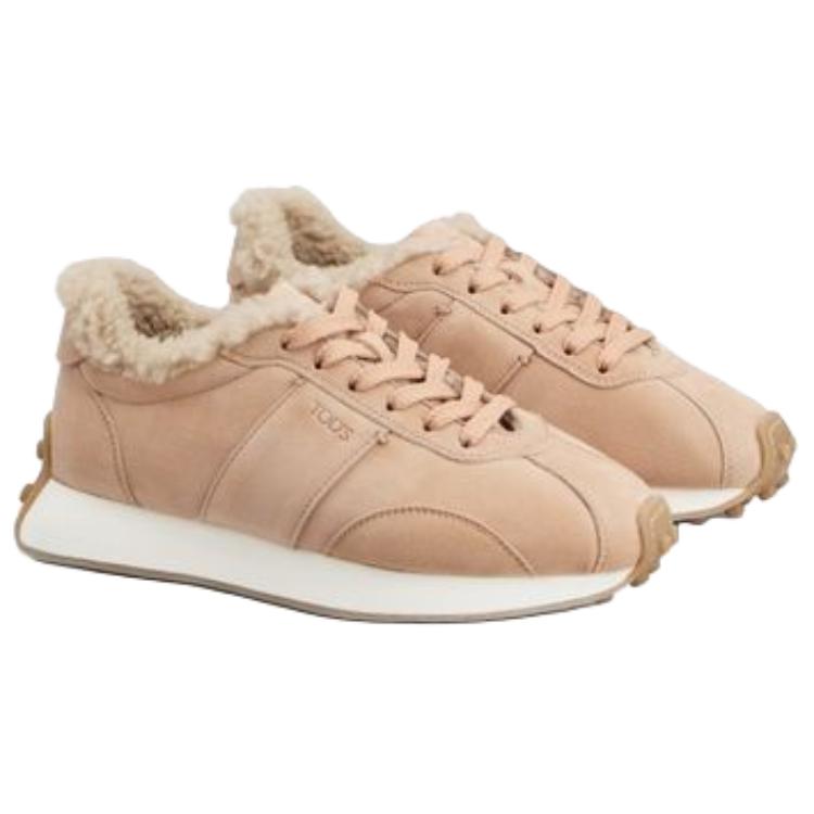 TOD'S Кроссовки Sportivo Active Suede Low top Casual женские бежевые — фото 4