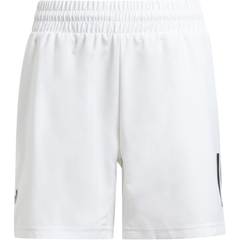 

Шорты клубные теннисные 3-полоски детские Adidas, белый