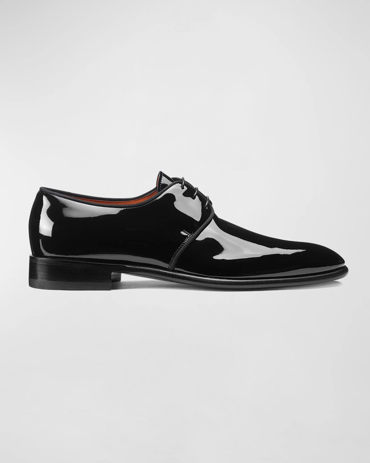 

Мужские лакированные туфли дерби Isogram Santoni, цвет Black