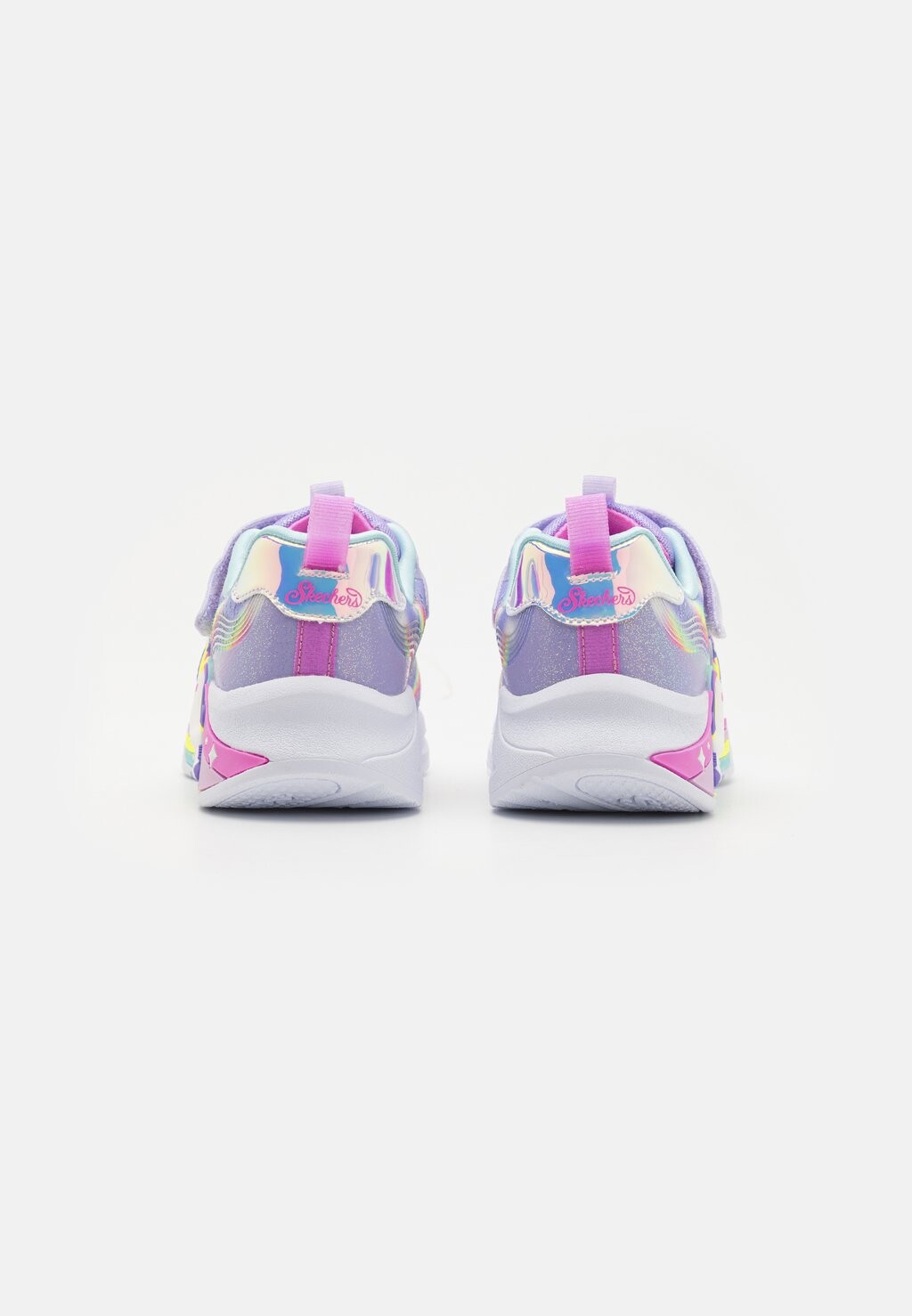 Кроссовки на шнуровке UNICORN CHASER Skechers, сирень — фото 3