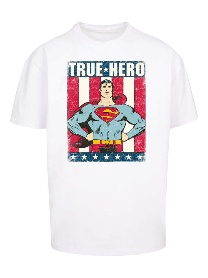 

Футболка F4NT4STIC Superman Superheld True Hero, белый