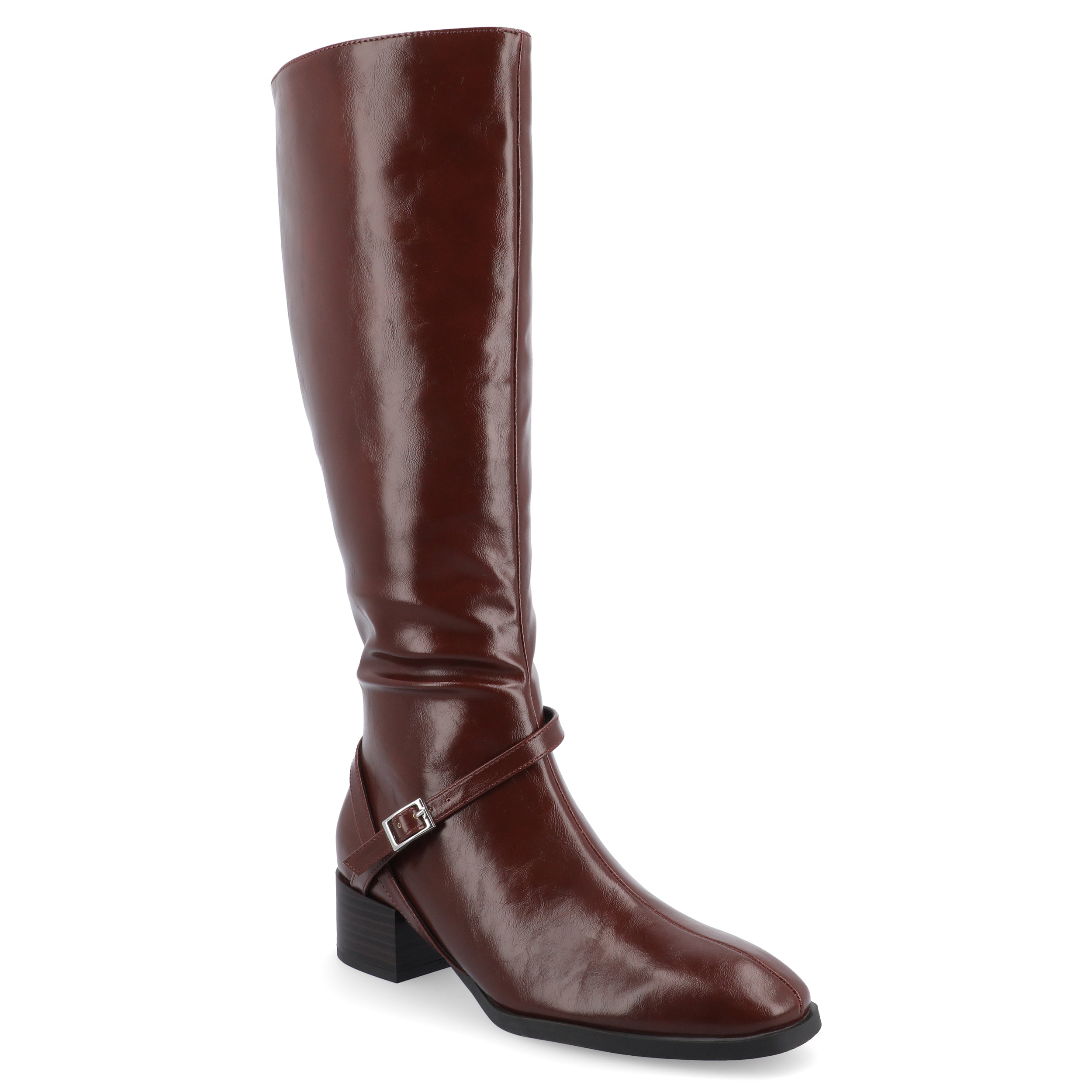 Женские сапоги Journee Tru Comfort Foam Wide Width Wide Calf Rhianah Journee Collection, коричневый