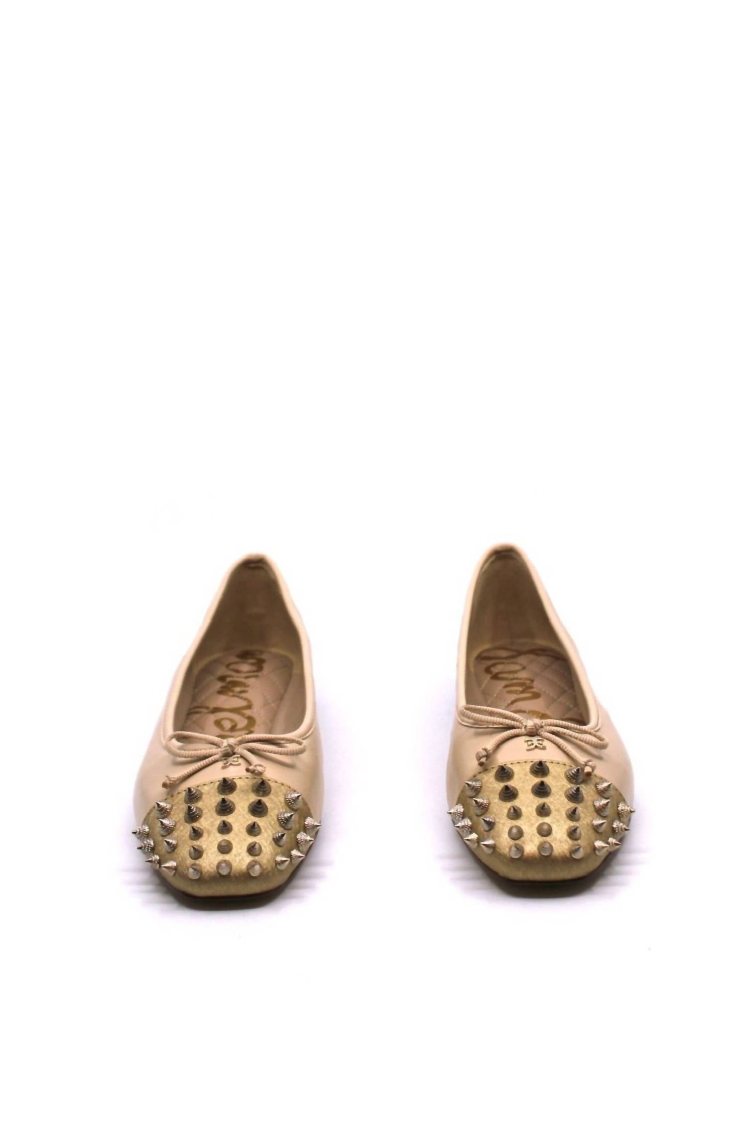 Женские балетки Monet летнего песочного/янтарно-золотистого цвета Sam Edelman, цвет summer sand/amber gold — фото 3