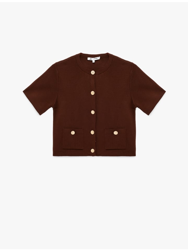 

KOTON Кардиганы коричневого цвета