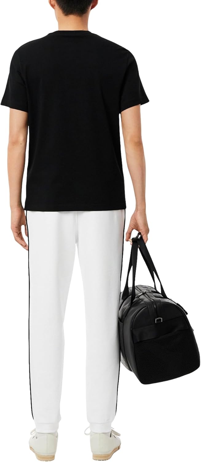 Мужские спортивные брюки Lacoste зауженного кроя, White — фото 3