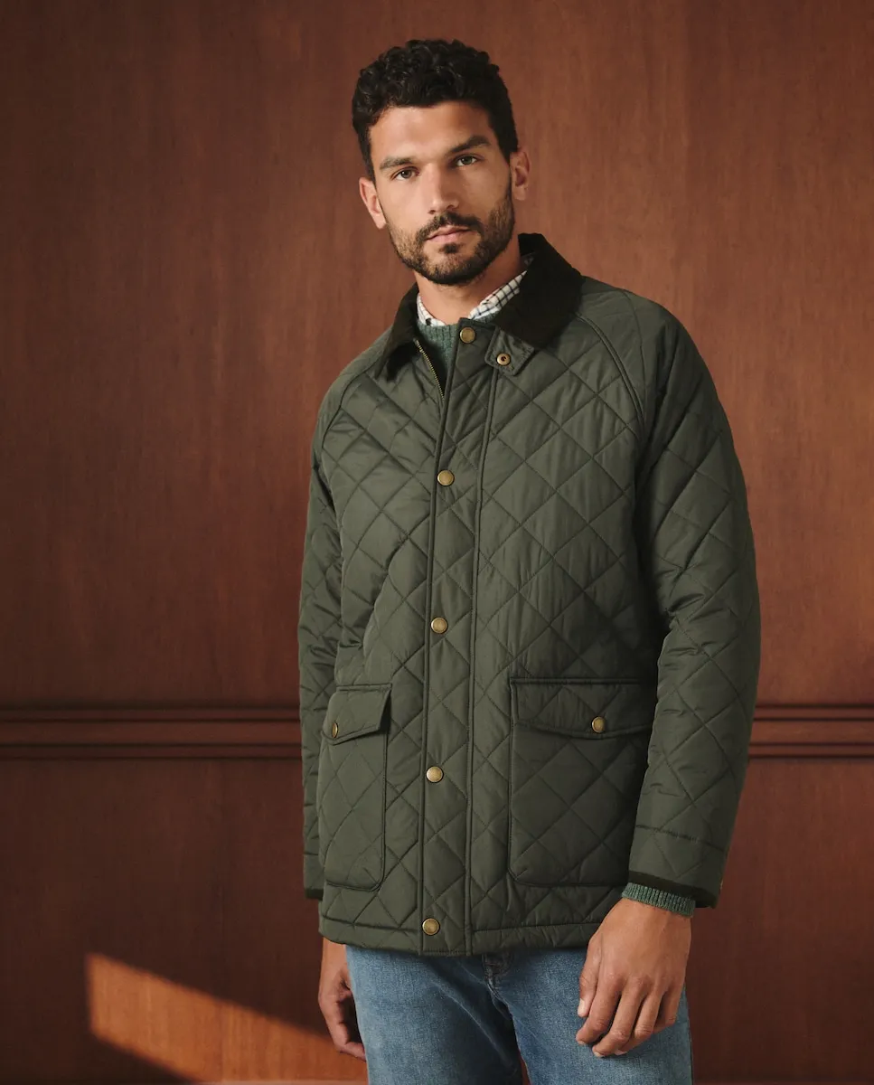 

Мужская стеганая куртка типа хаски Lloyd's, темно-зеленый