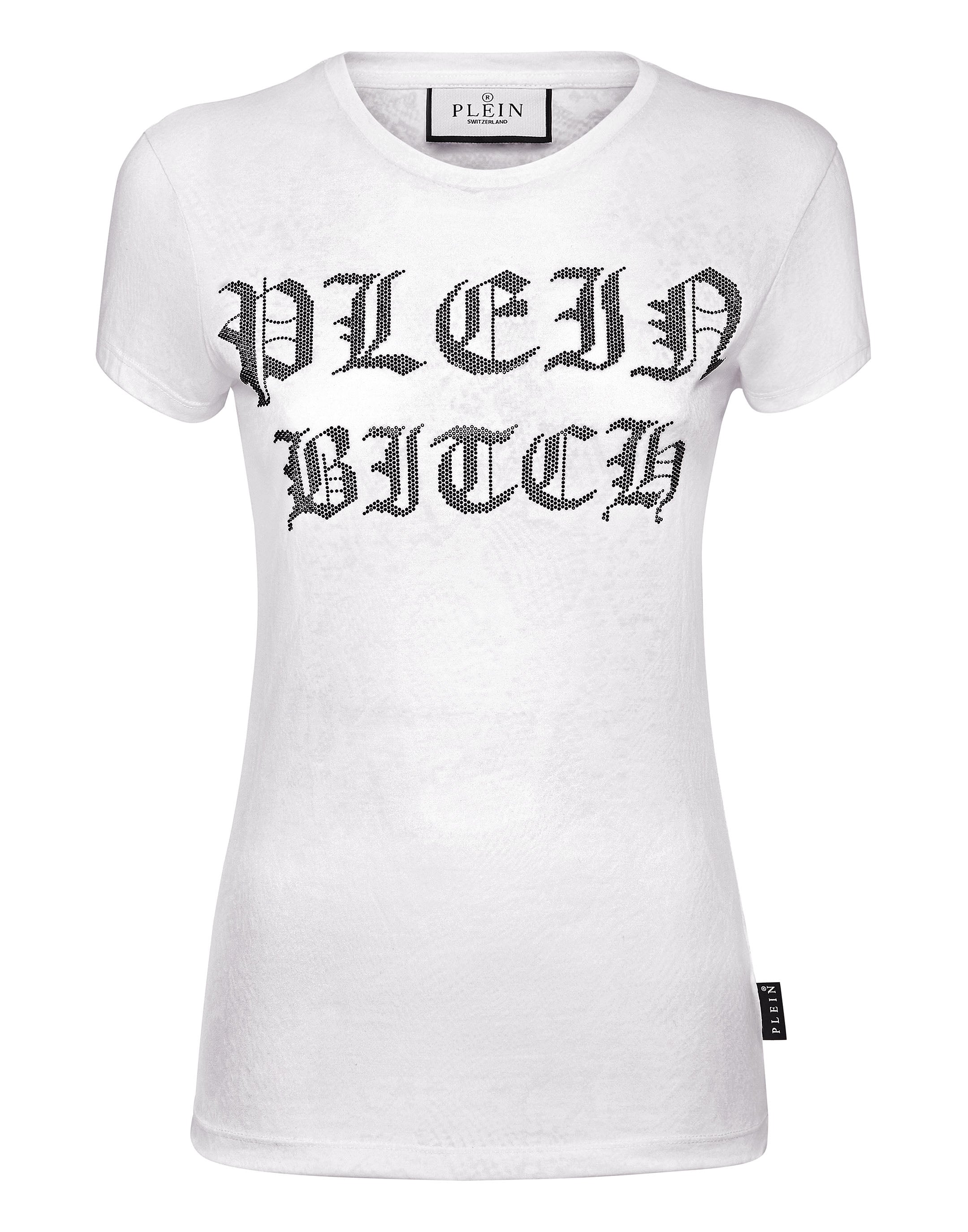 

Футболка Burn Out Sexy Pure с кристаллами Gothic Plein PHILIPP PLEIN, белый