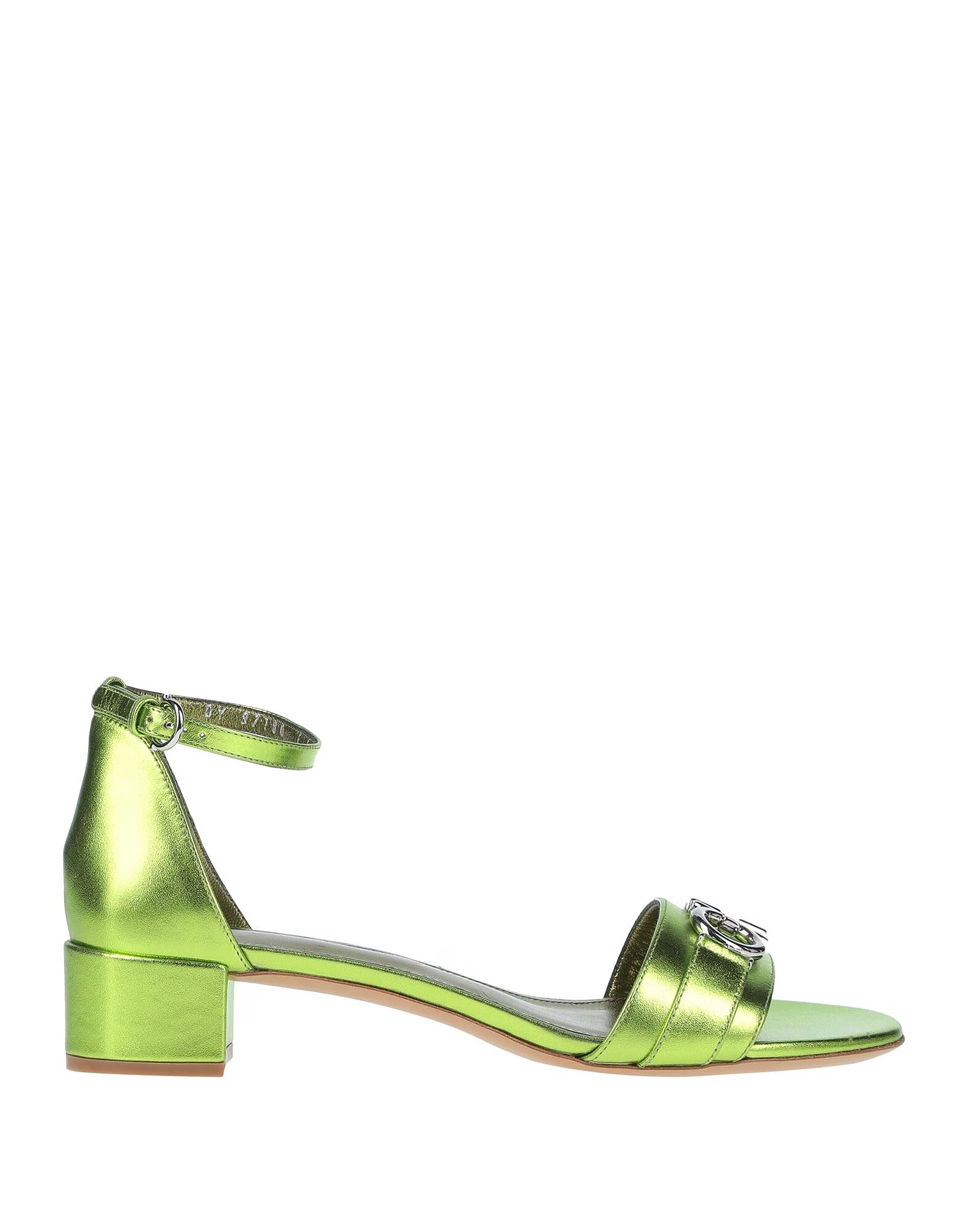 Сандалии Ferragamo, лаймовый