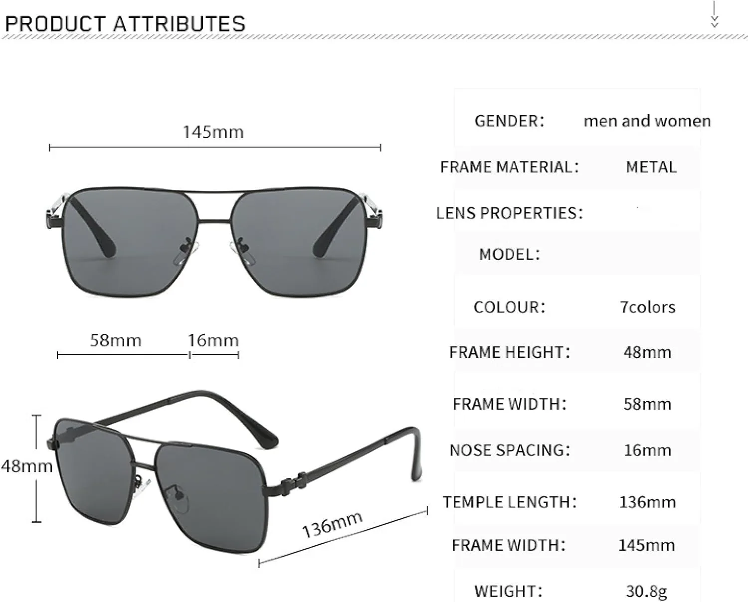 

Мужские солнцезащитные очки в металлической оправе для активного отдыха и вождения, классические женские очки с защитой от УФ-излучения UV400 VVTWSSW, Tf2602-c3
