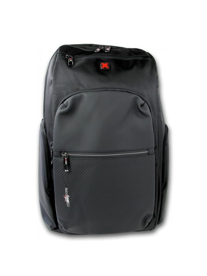 

Рюкзак для отдыха из полиэстера Travel N Meet, черный, примерно 30 см Travel n meet