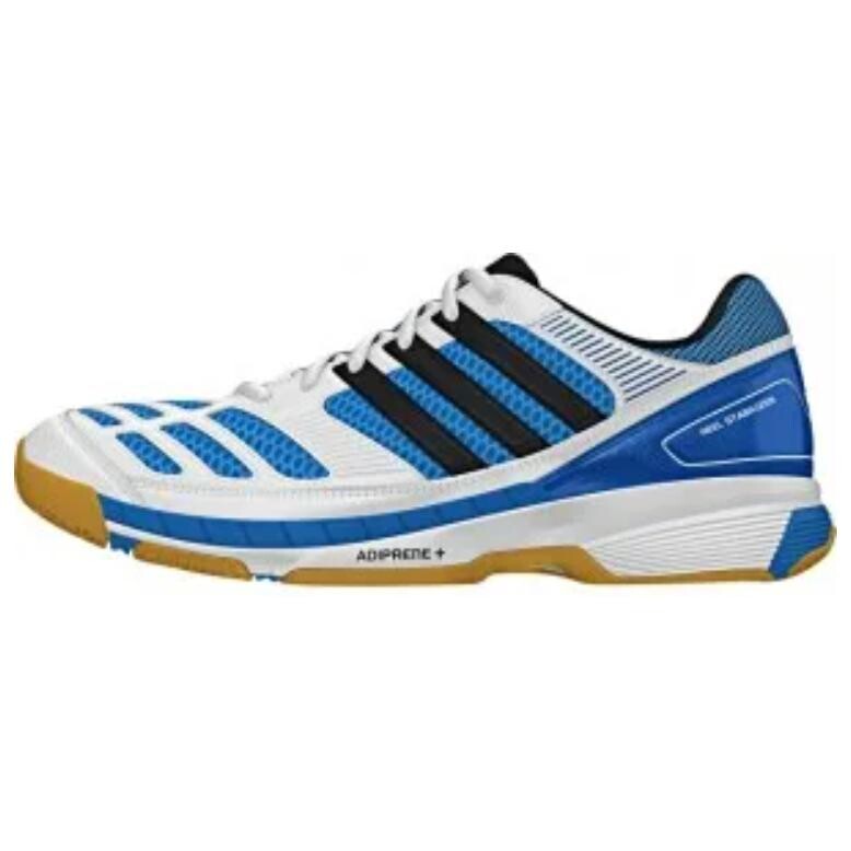 

Кроссовки для бадминтона Bt Feather унисекс с низким верхом синего/белого цвета Adidas
