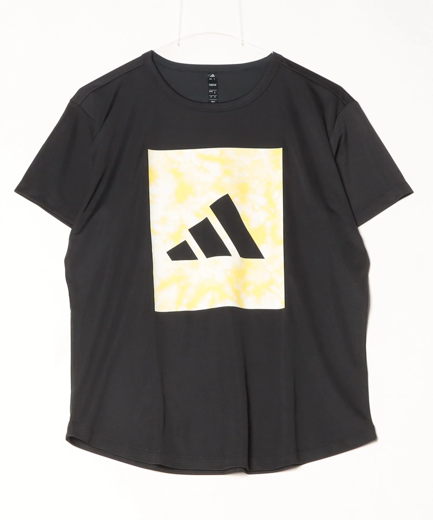 Женская футболка Adidas Must Haves с графикой чёрная
