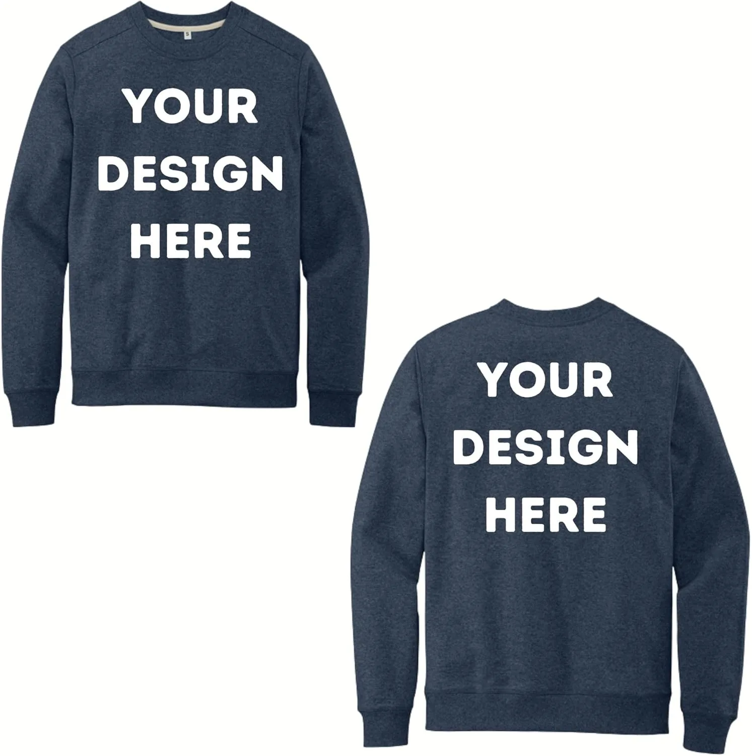 

Кастомный флисовый свитшот Midweight с принтом спереди и сзади LOGO IMPRESSION