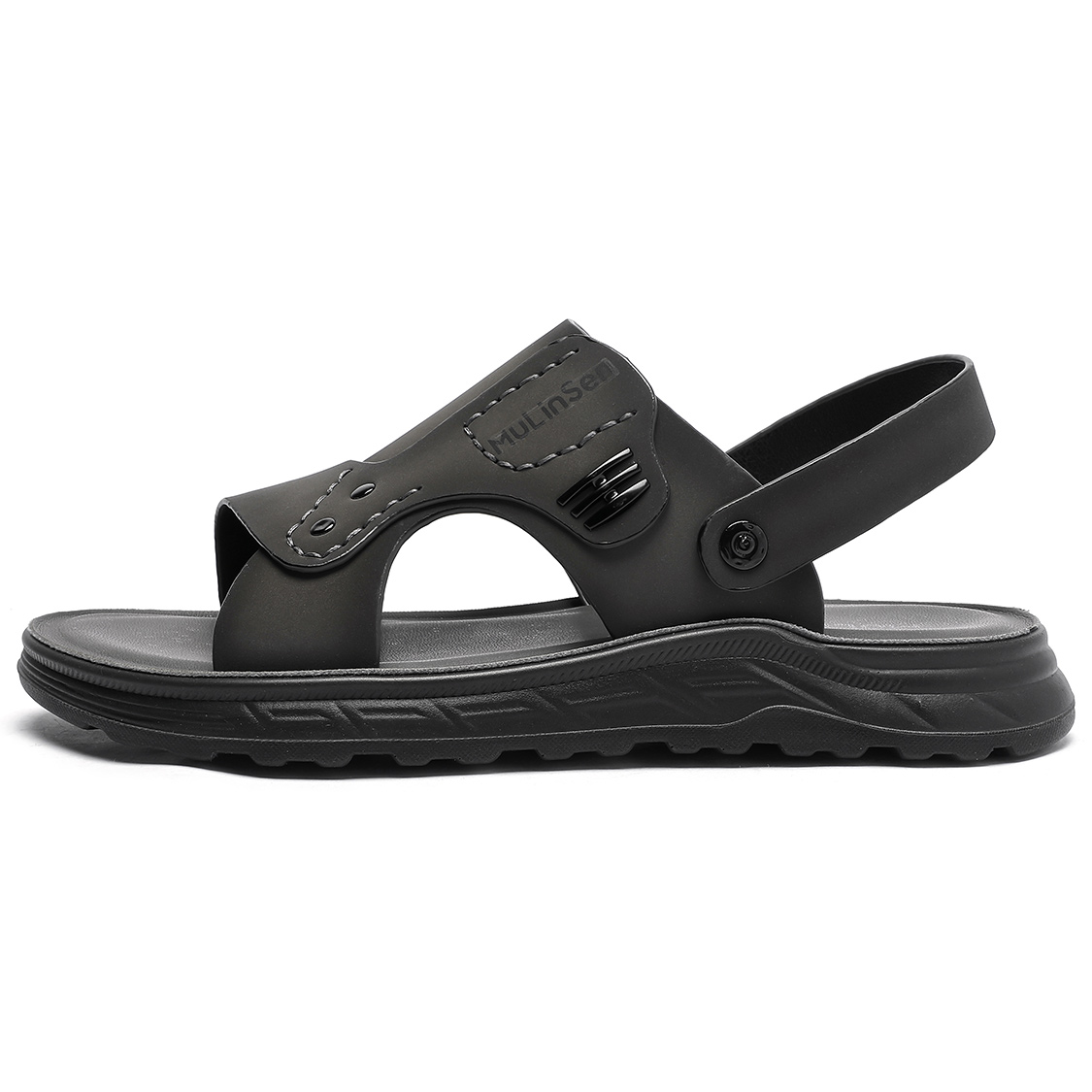

Mulinsen Мужские пляжные сандалии Black/Gray - Gray, цвет Gray