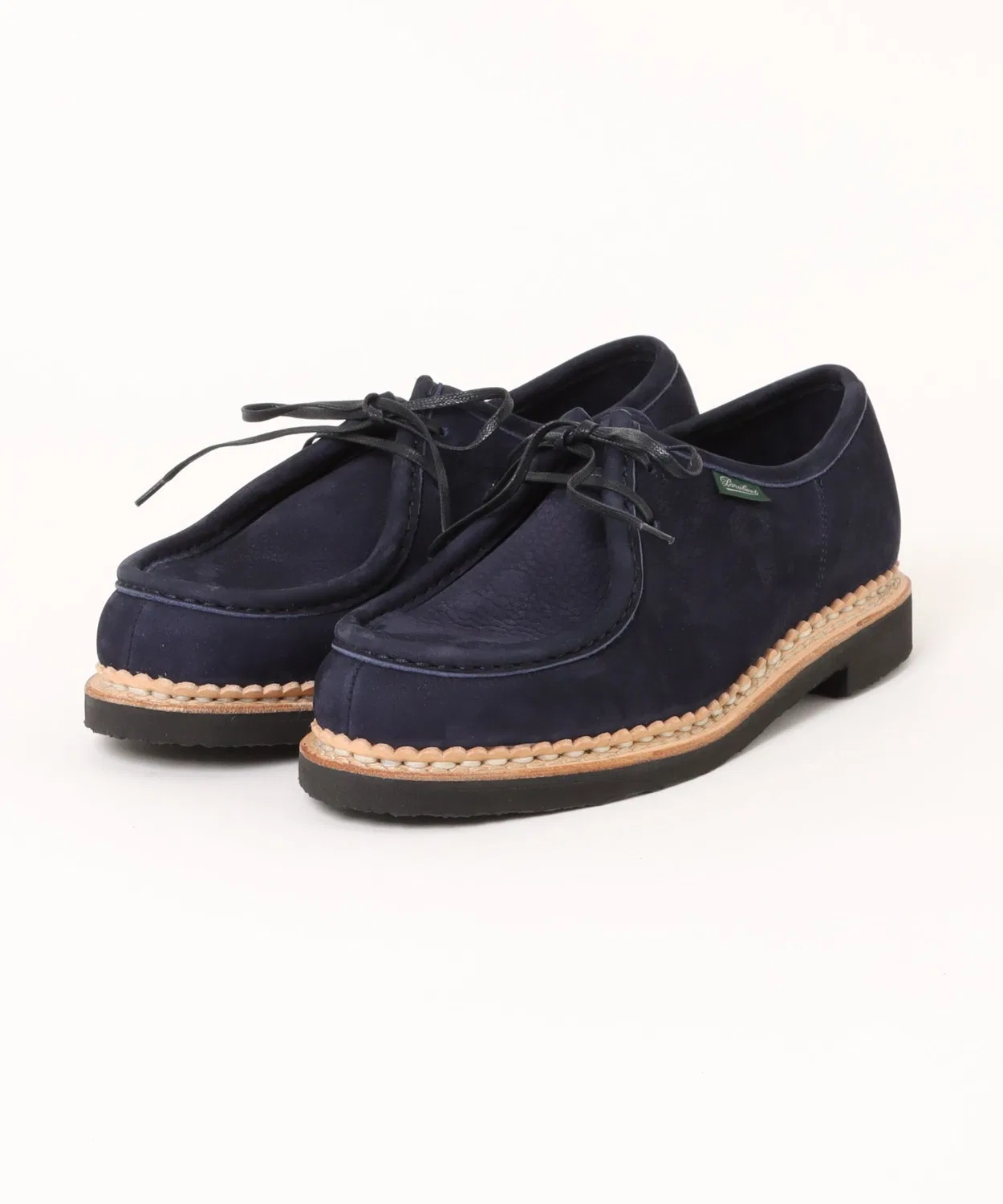Ботинки MICA Paraboot на шнуровке, тёмно-синие