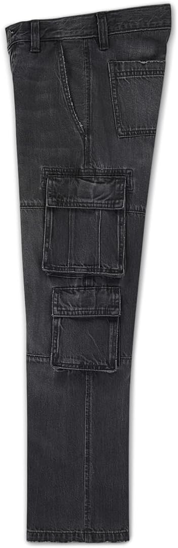 Джинсы abercrombie kids Baggy Denim Cargo Pants, цвет Vibe — фото 2