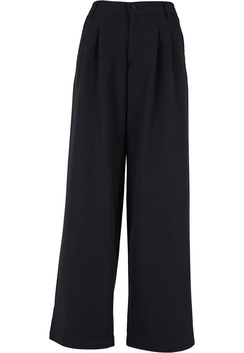 

Тканевые брюки URBAN CLASSICS " Urban Classics Women's Ultra Wide Pleat-Front Pants" (1 шт.), черный